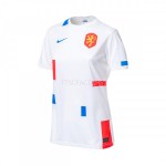Camisolas de futebol Holanda Mulher Equipamento Alternativa Euro 2022 Manga Curta